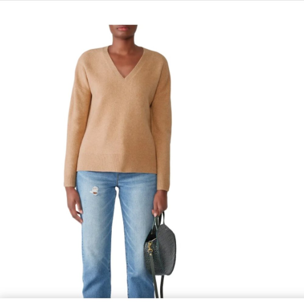 Brown Allan V Neck